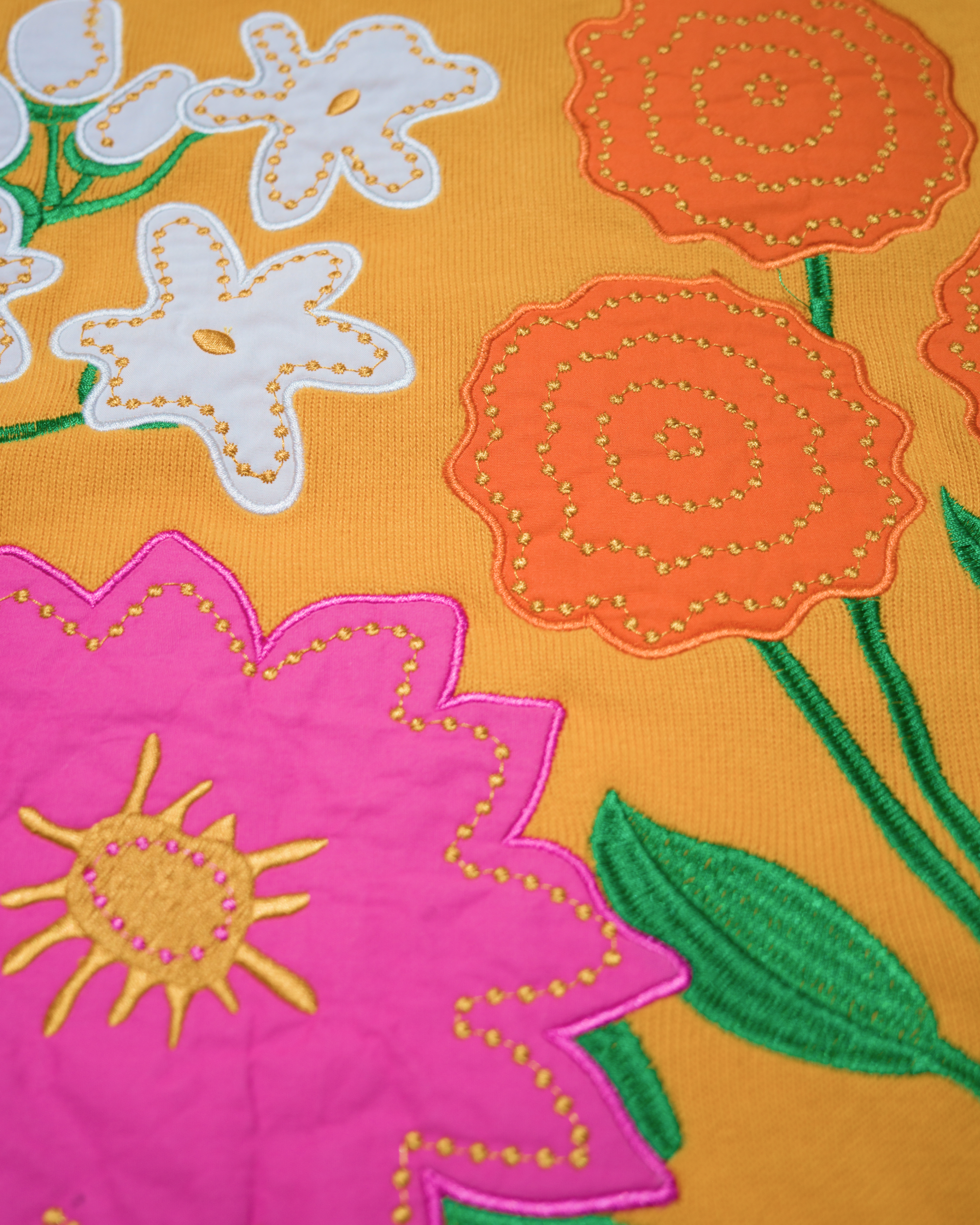 Flower Quarter Zip