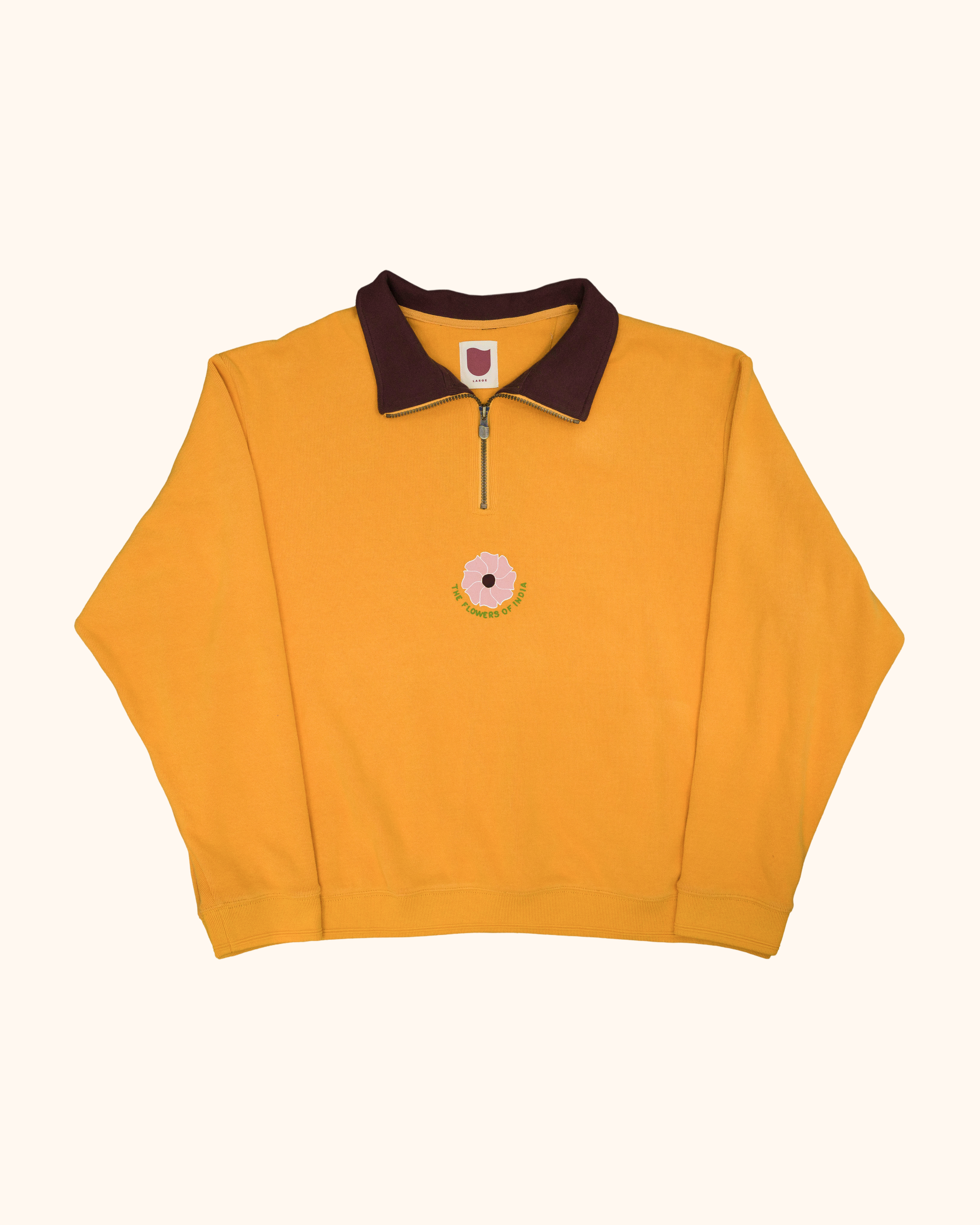 Flower Quarter Zip