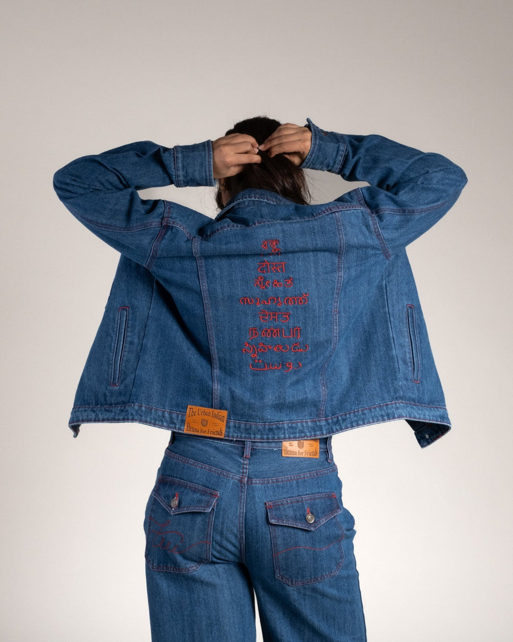 Khadi Denim Jacket - The Urban Indian