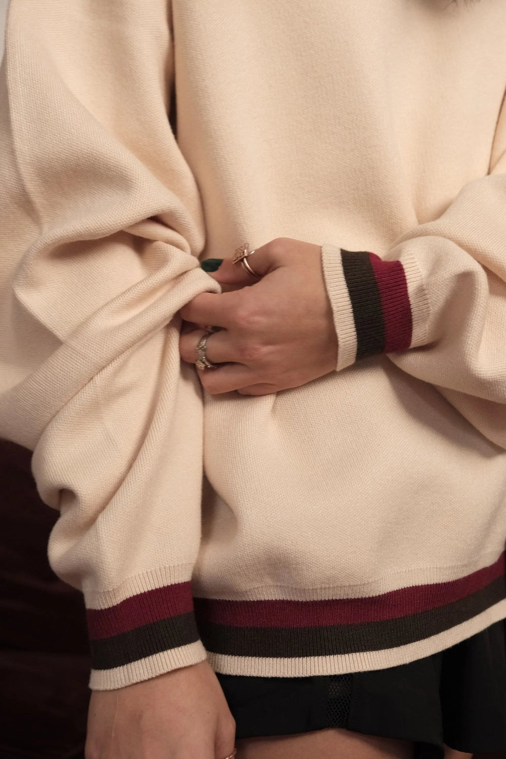 Oversized Knit Polo - TUI