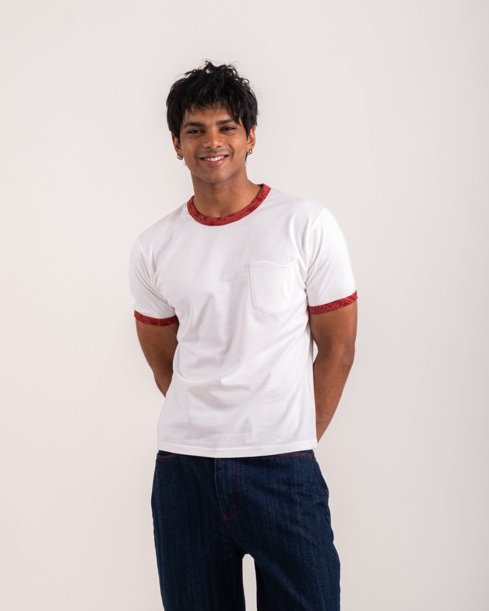 Henna Fitted Tee - The Urban Indian