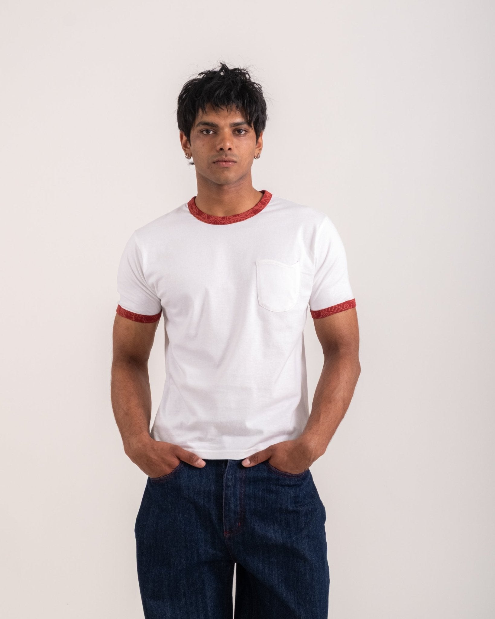 Henna Fitted Tee - The Urban Indian