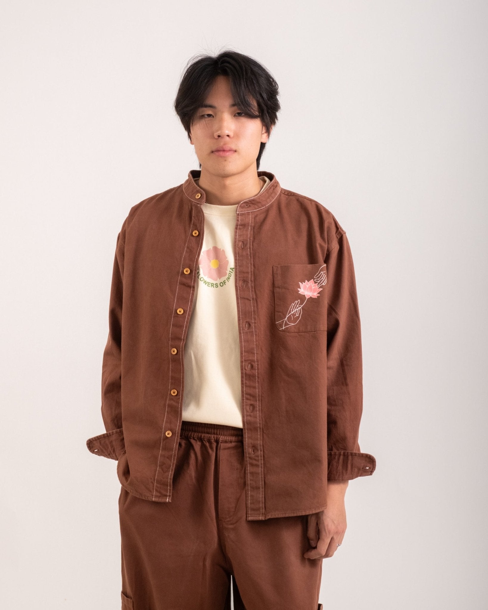 Flower Kurta Shirt - The Urban Indian