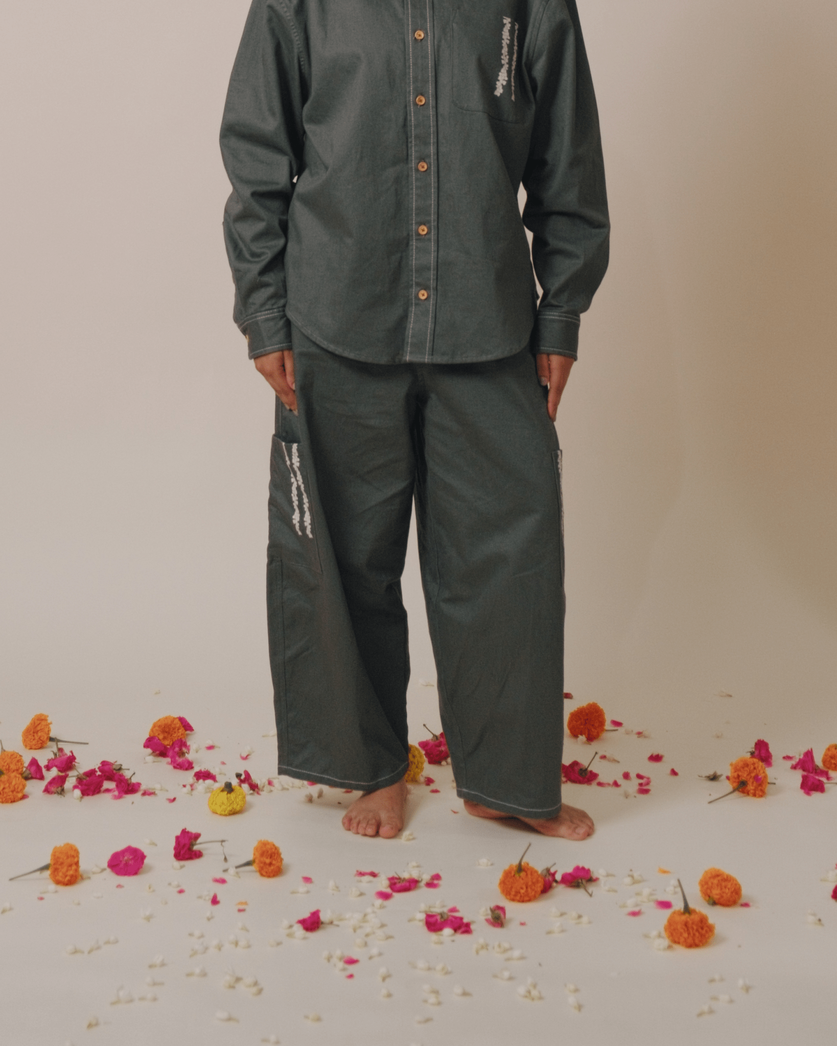 Flower Balloon Pants - TUI