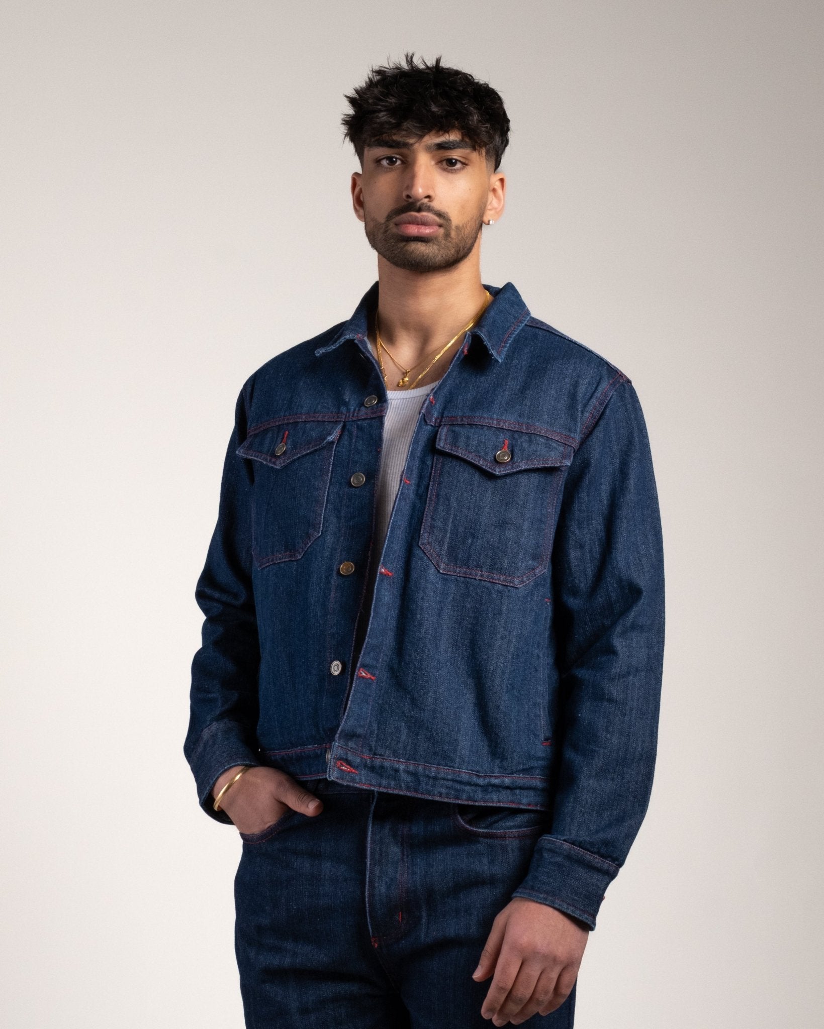 募集）KHOKI India denim jacket サイズ1 げんじ - KHOKI | Hand 